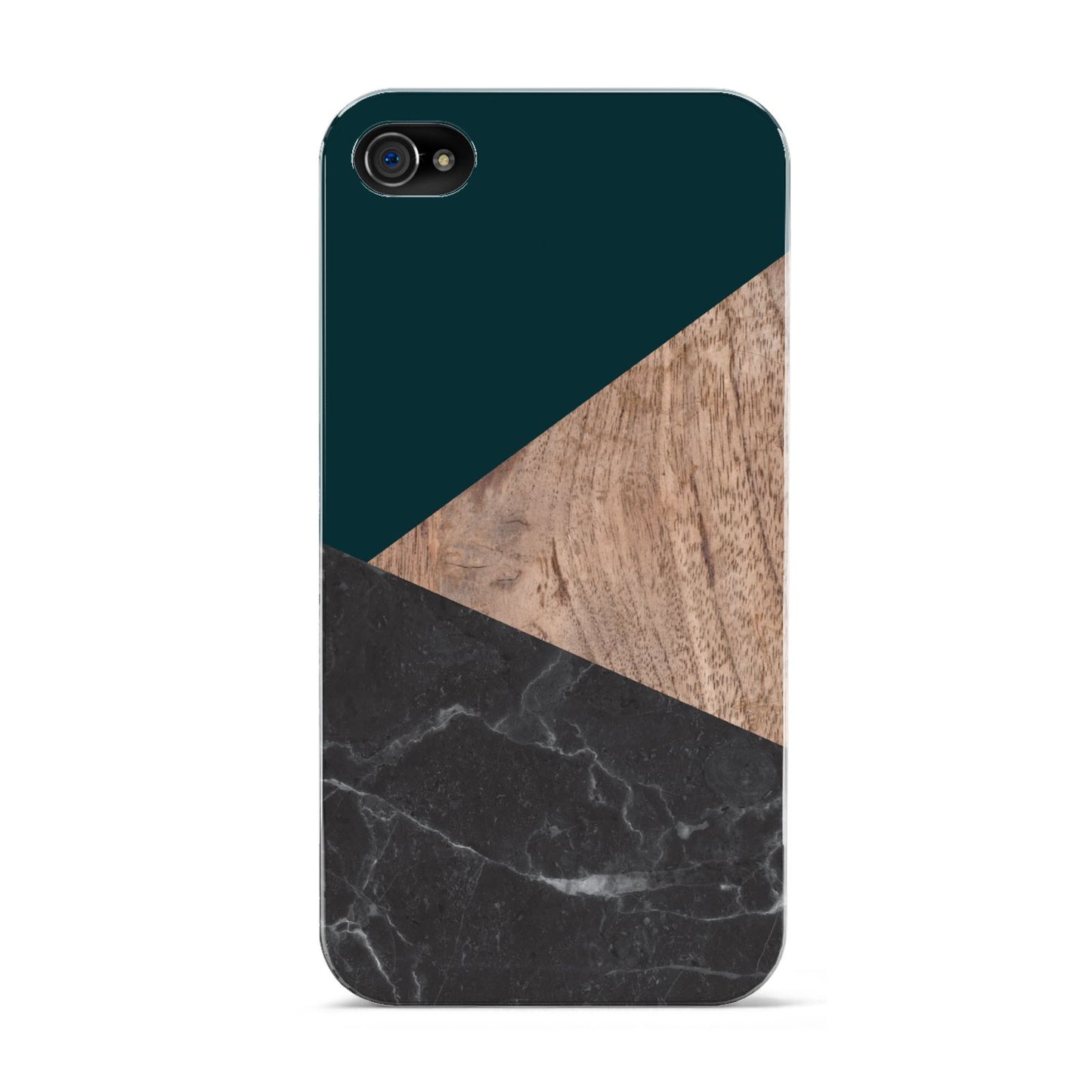 Marble Wood Geometric 6 Apple iPhone 4s Case