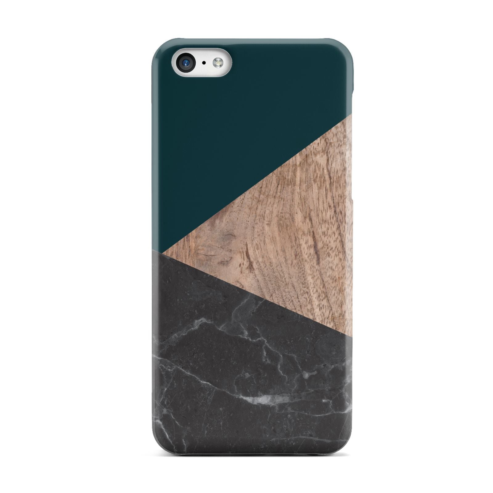 Marble Wood Geometric 6 Apple iPhone 5c Case