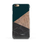 Marble Wood Geometric 6 Apple iPhone 6 3D Snap Case