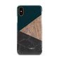Marble Wood Geometric 6 Apple iPhone XS 3D Snap Case