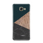 Marble Wood Geometric 6 Samsung Galaxy A3 2016 Case on gold phone