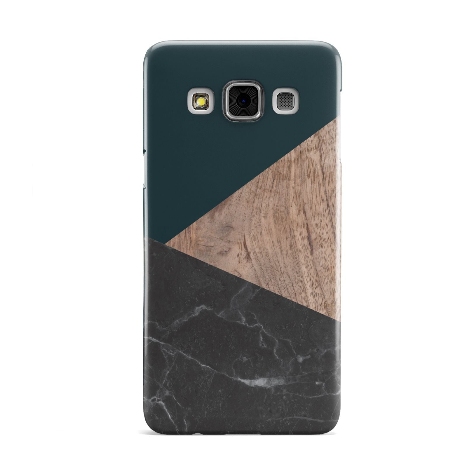 Marble Wood Geometric 6 Samsung Galaxy A3 Case