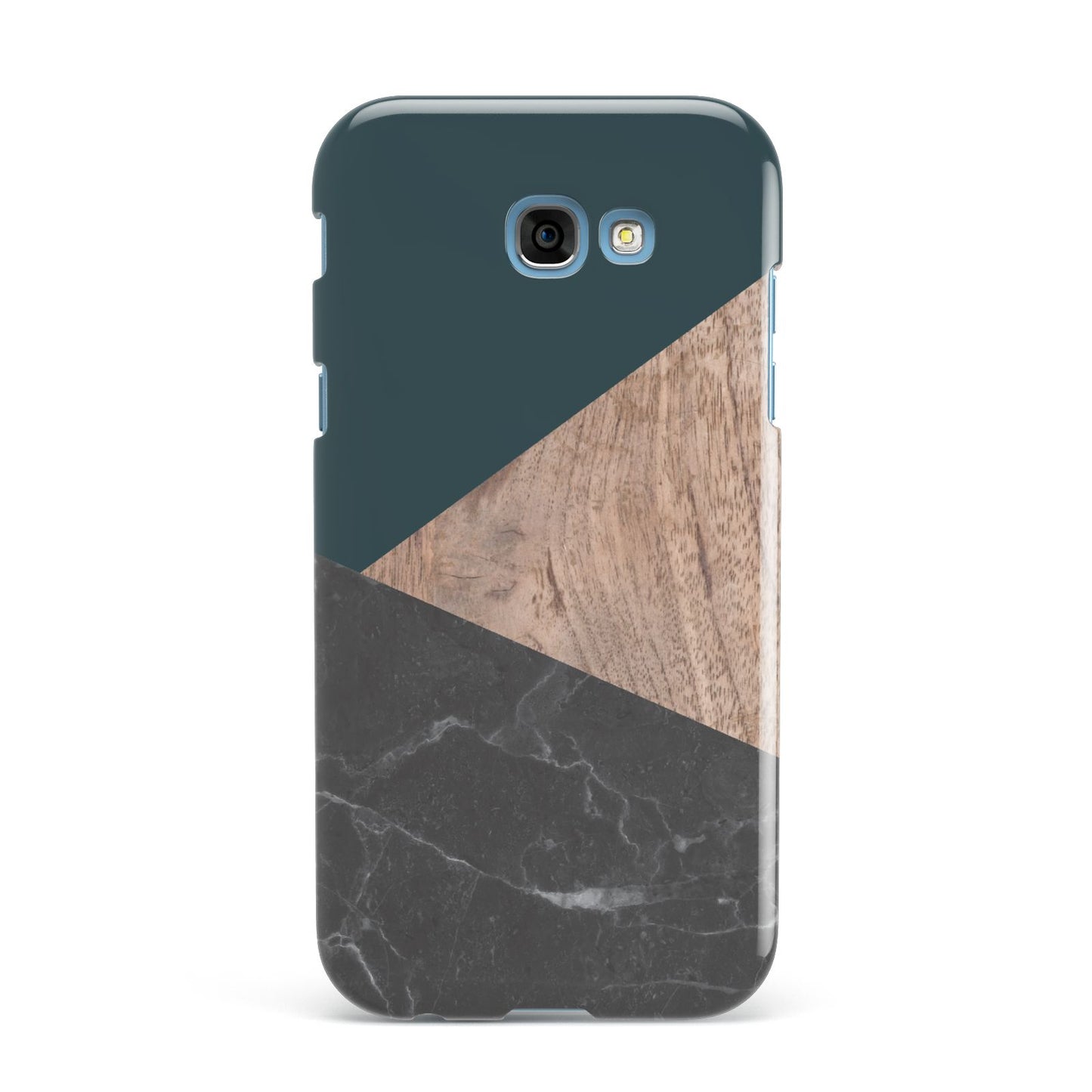 Marble Wood Geometric 6 Samsung Galaxy A7 2017 Case