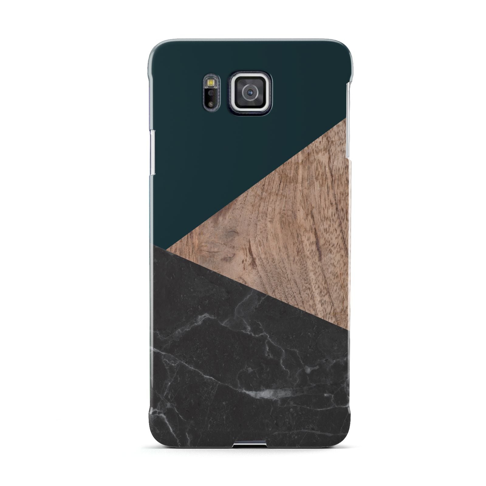 Marble Wood Geometric 6 Samsung Galaxy Alpha Case