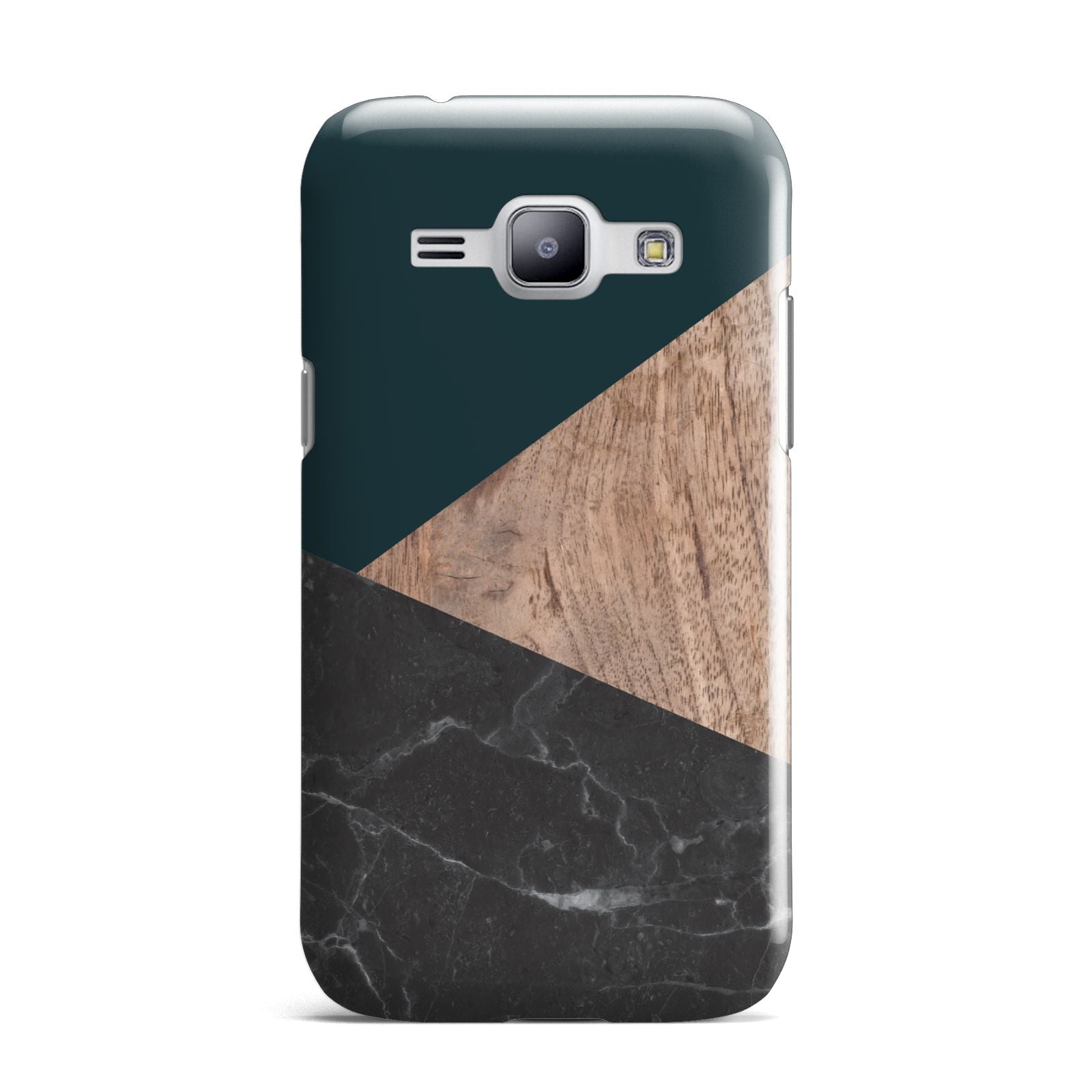 Marble Wood Geometric 6 Samsung Galaxy J1 2015 Case