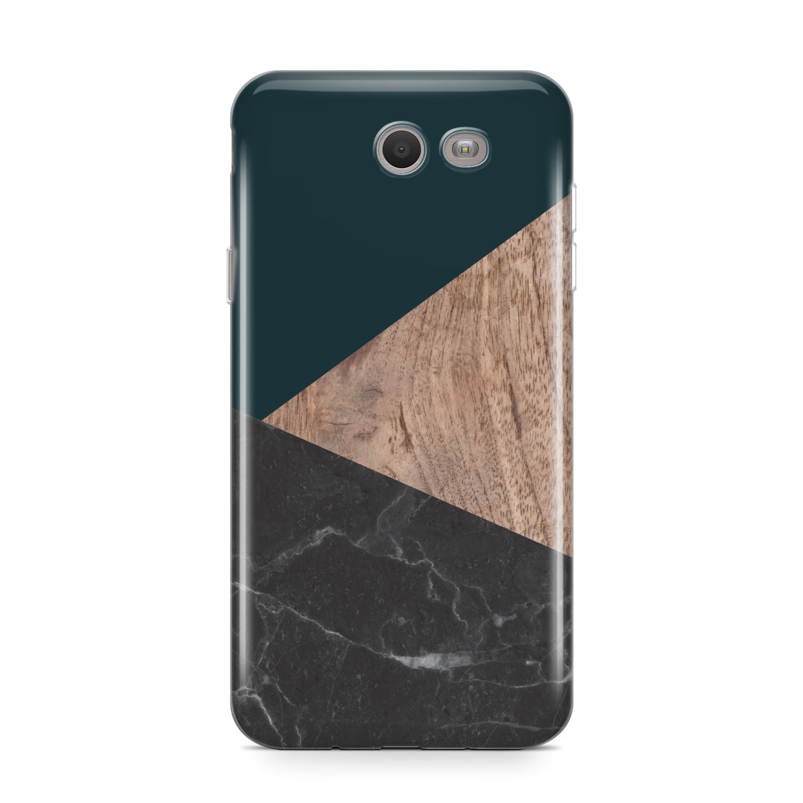 Marble Wood Geometric 6 Samsung Galaxy J7 2017 Case