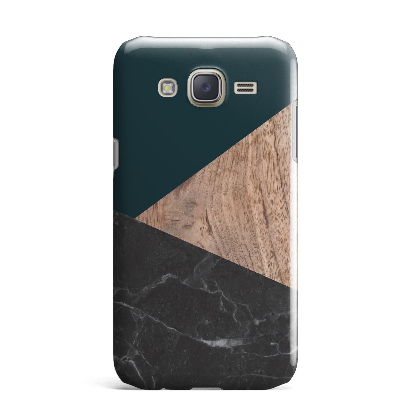 Marble Wood Geometric 6 Samsung Galaxy J7 Case