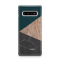 Marble Wood Geometric 6 Samsung Galaxy S10 Plus Case