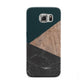 Marble Wood Geometric 6 Samsung Galaxy S6 Case