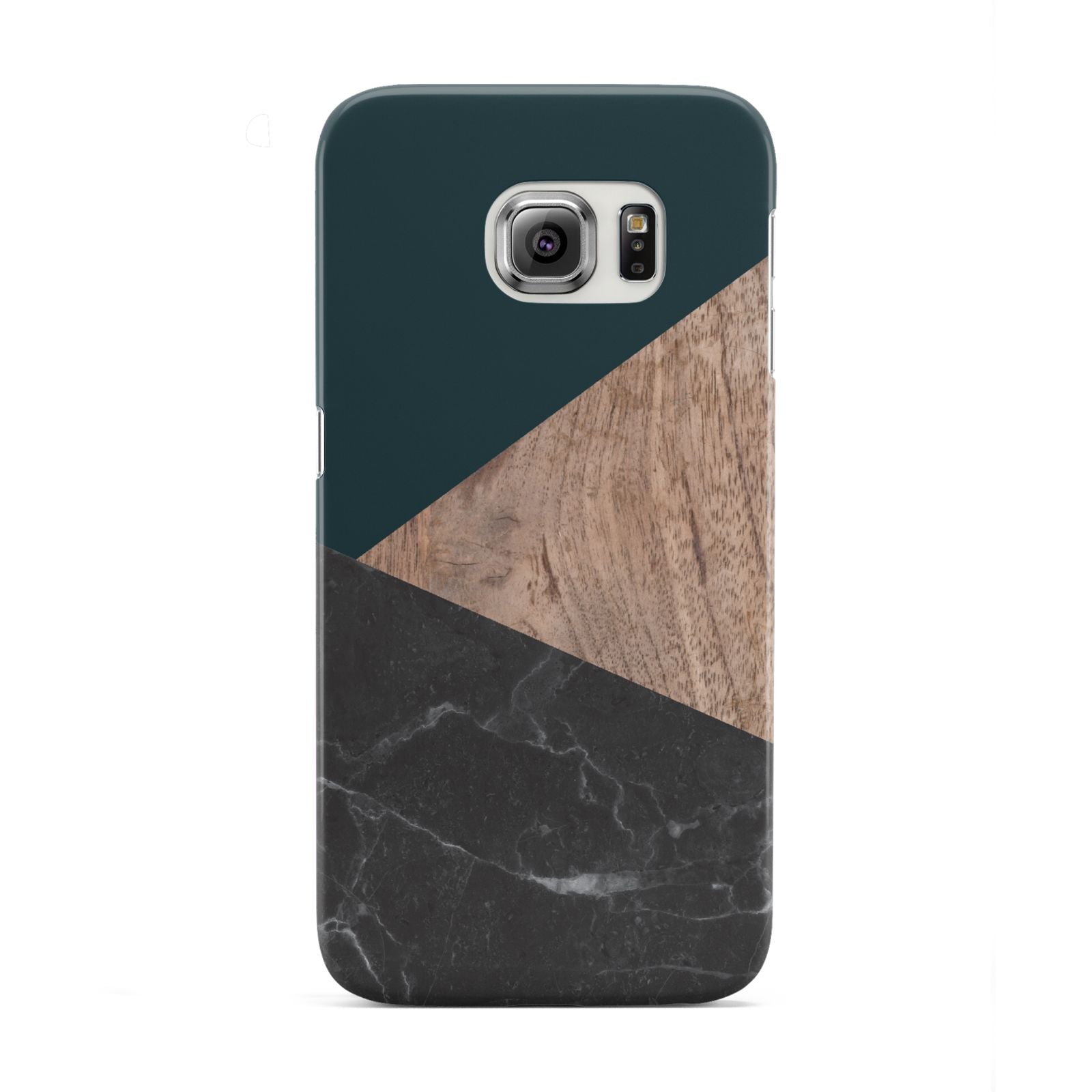 Marble Wood Geometric 6 Samsung Galaxy S6 Edge Case