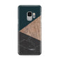 Marble Wood Geometric 6 Samsung Galaxy S9 Case