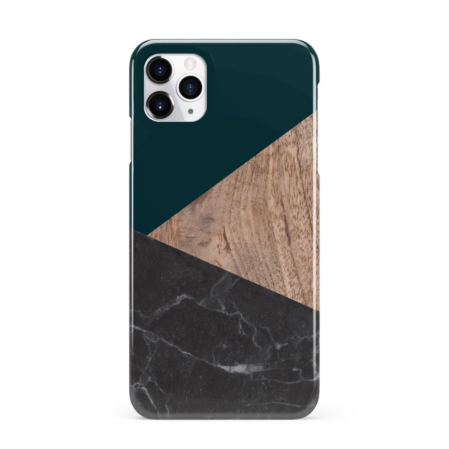 Marble Wood Geometric 6 iPhone 11 Pro Max 3D Snap Case