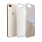 Marble Wood Geometric 7 Apple iPhone 7 8 Plus 3D Tough Case Expanded View