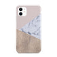 Marble Wood Geometric 7 iPhone 11 3D Tough Case