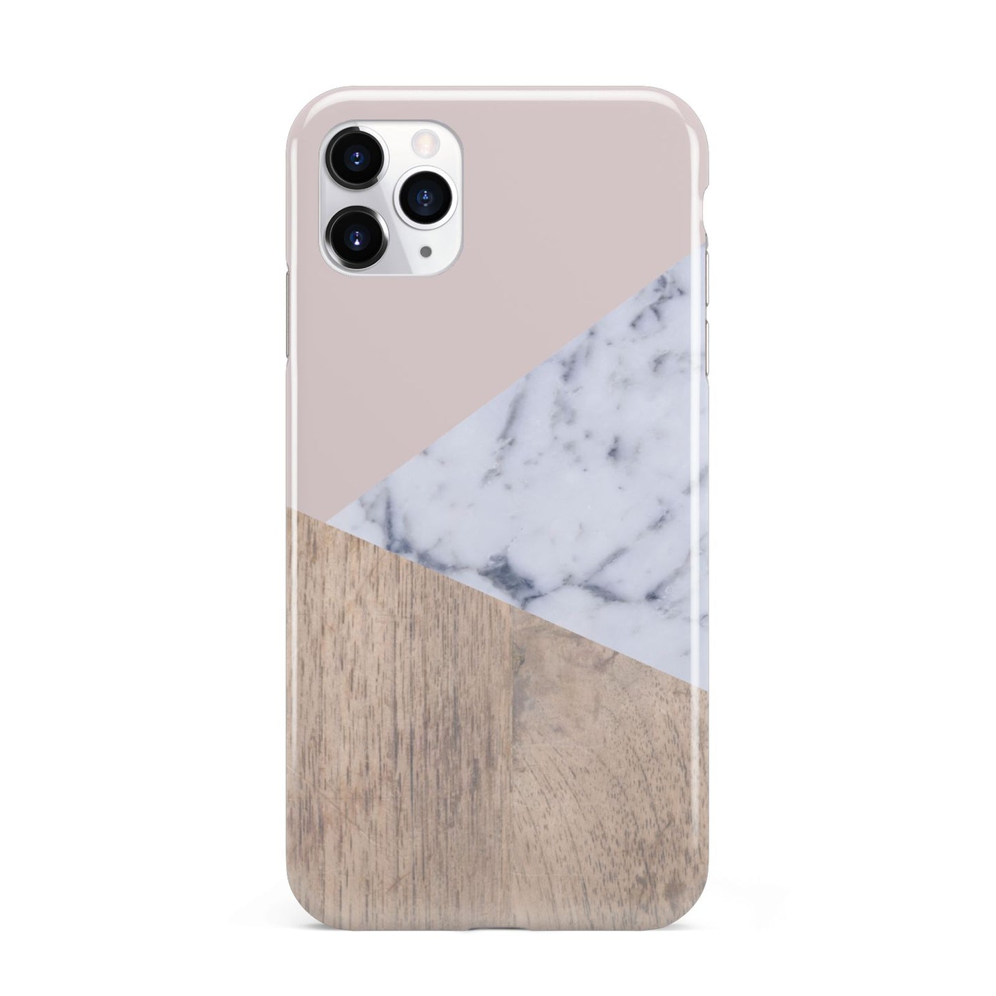 Marble Wood Geometric 7 iPhone 11 Pro Max 3D Tough Case