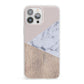 Marble Wood Geometric 7 iPhone 13 Pro Max Clear Bumper Case