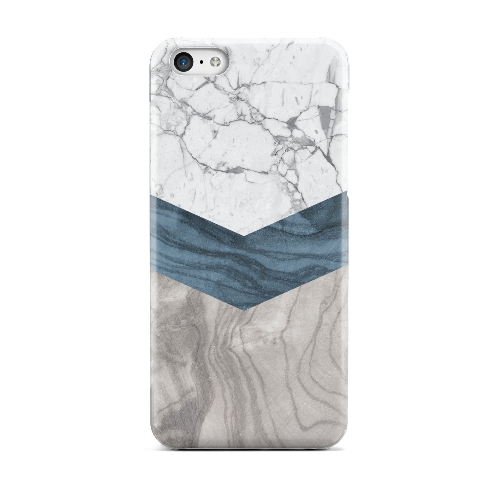 Marble Wood Geometric 8 Apple iPhone 5c Case