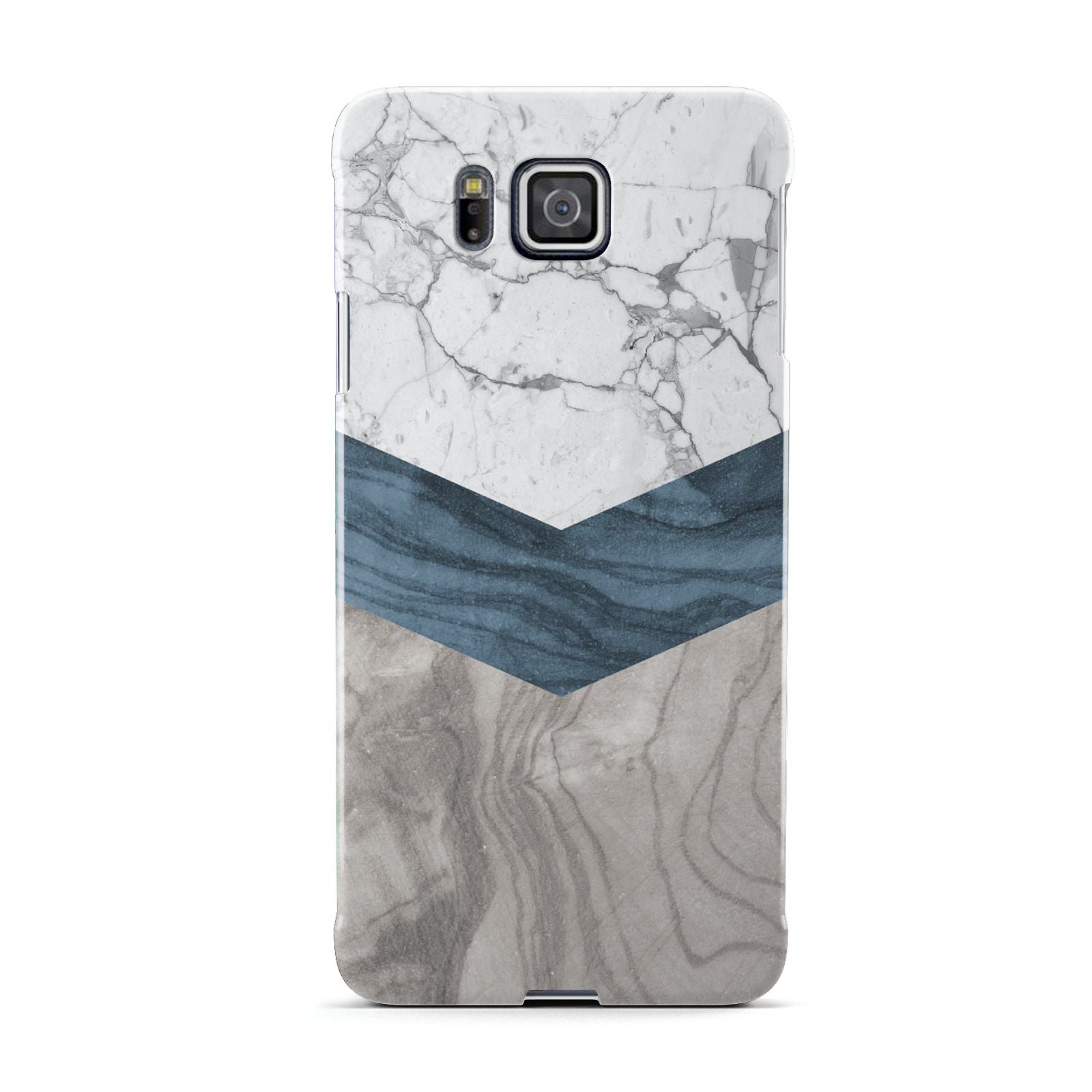 Marble Wood Geometric 8 Samsung Galaxy Alpha Case