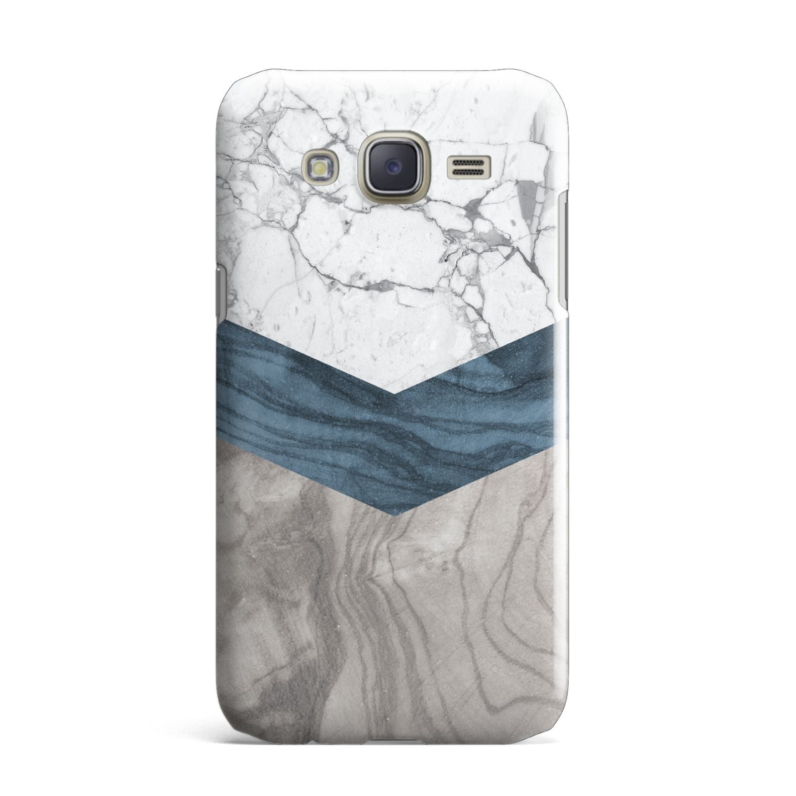 Marble Wood Geometric 8 Samsung Galaxy J7 Case