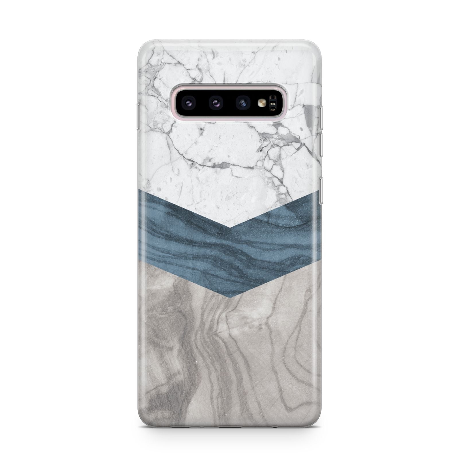 Marble Wood Geometric 8 Samsung Galaxy S10 Plus Case