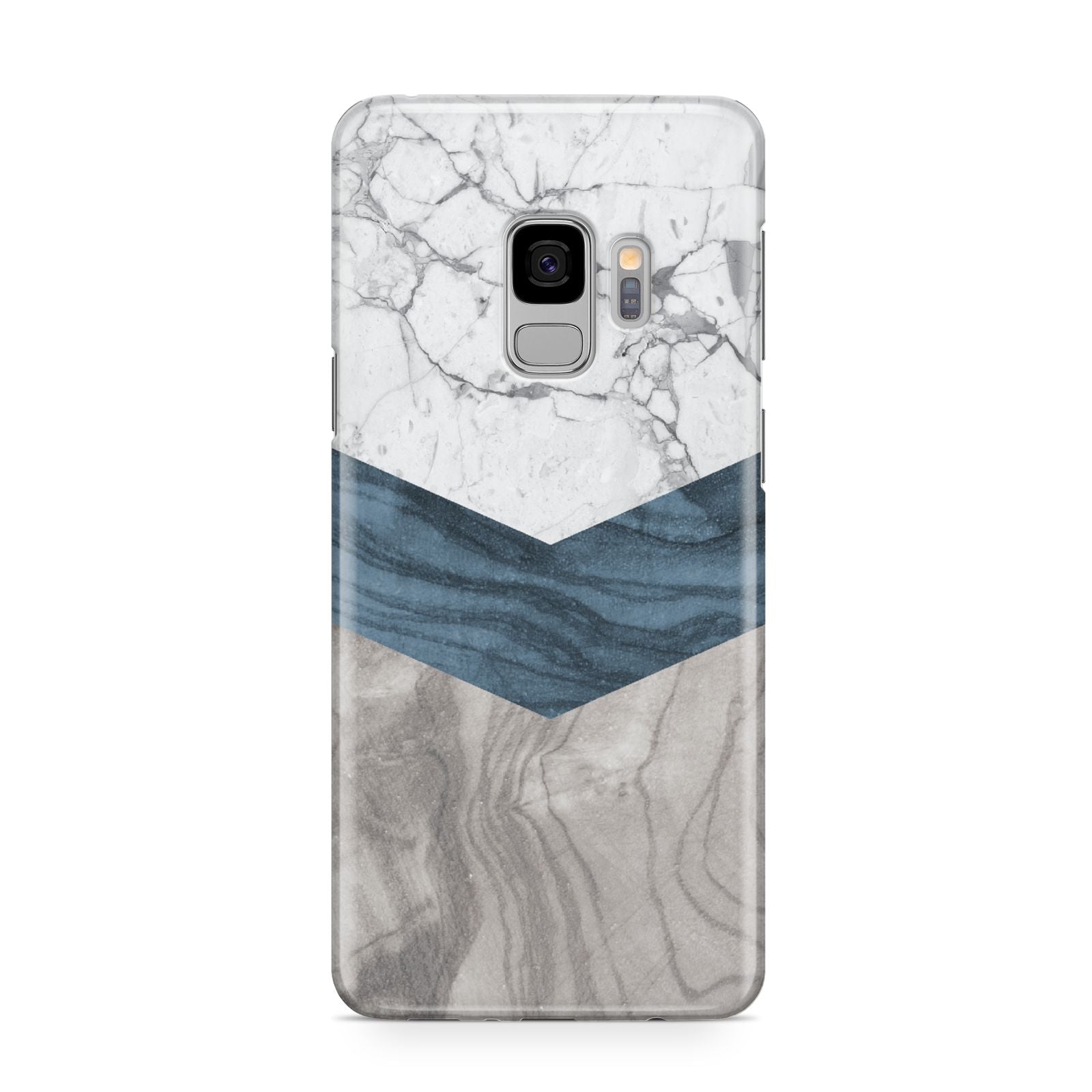 Marble Wood Geometric 8 Samsung Galaxy S9 Case