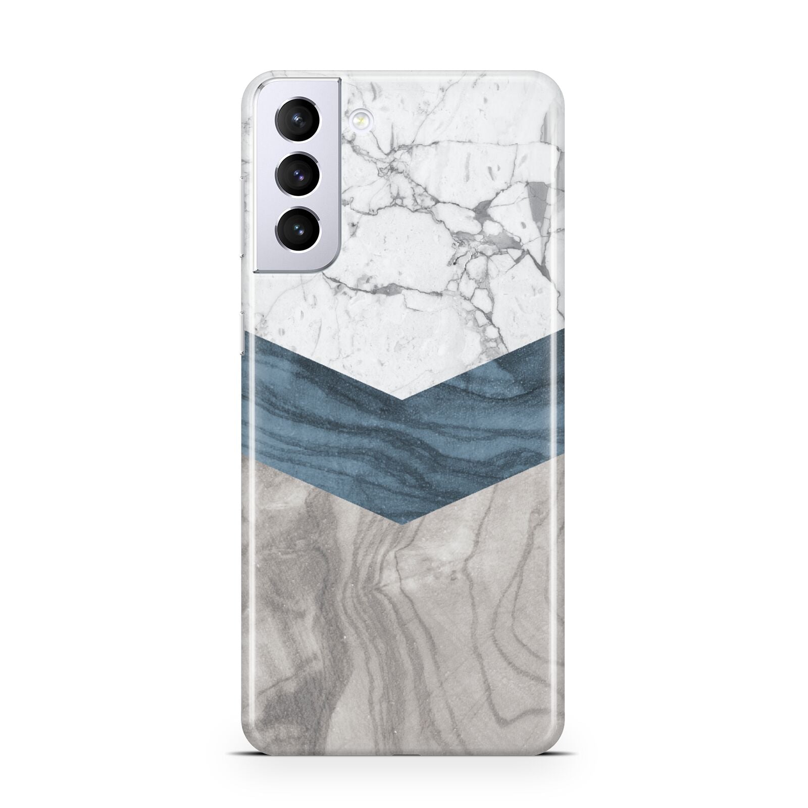 Marble Wood Geometric 8 Samsung S21 Plus Phone Case
