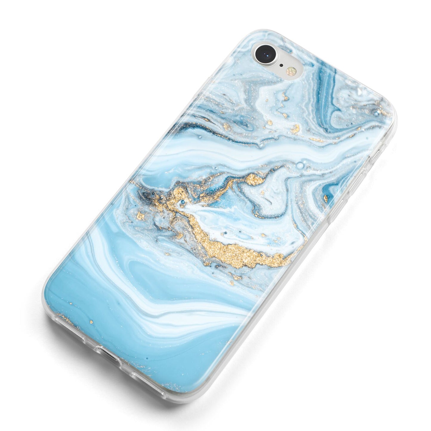 Marble iPhone 8 Bumper Case on Silver iPhone Alternative Image
