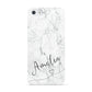 Marble with Custom Name Apple iPhone 5 Case