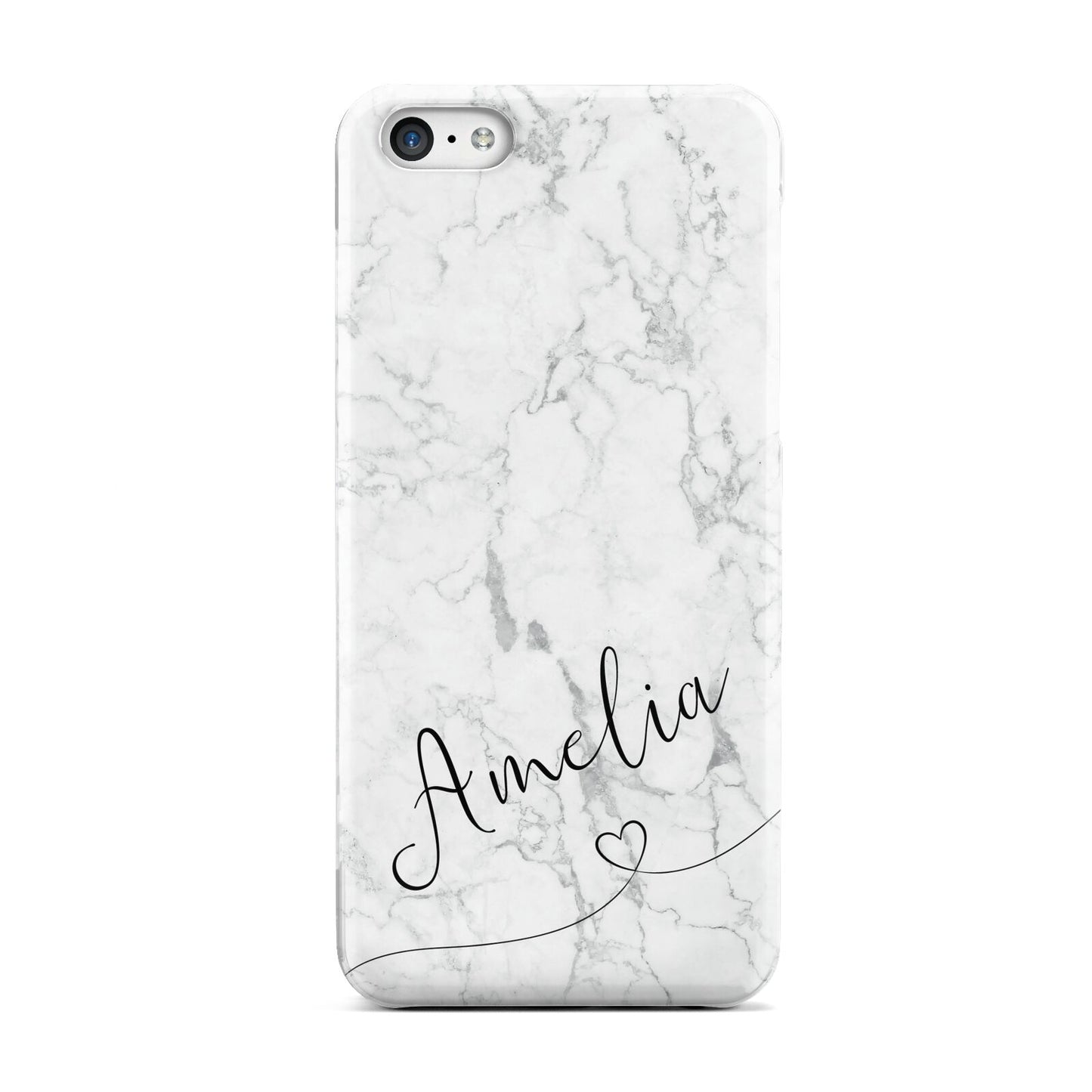 Marble with Custom Name Apple iPhone 5c Case