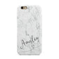 Marble with Custom Name Apple iPhone 6 3D Tough Case