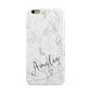 Marble with Custom Name Apple iPhone 6 Plus 3D Tough Case