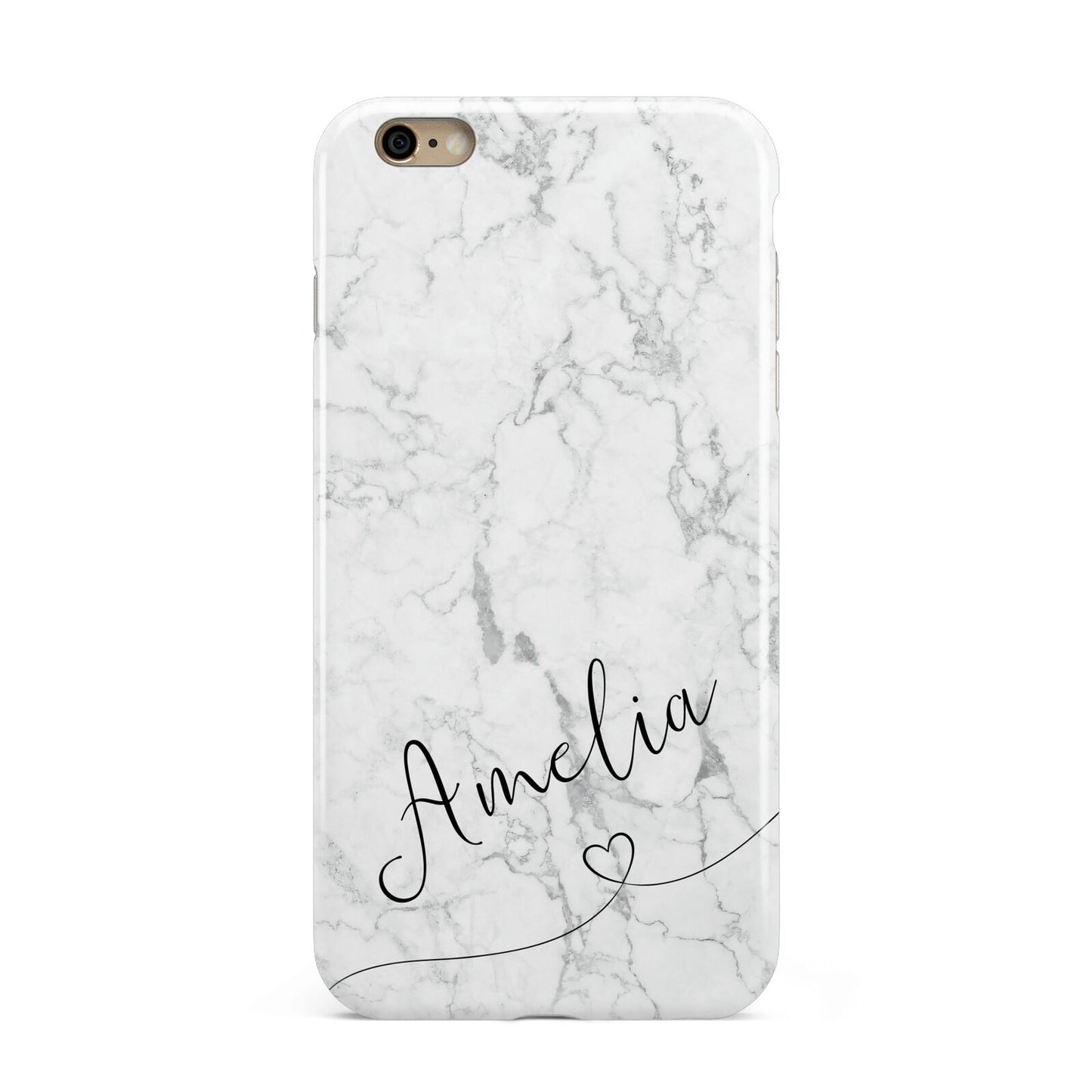 Marble with Custom Name Apple iPhone 6 Plus 3D Tough Case