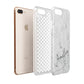 Marble with Custom Name Apple iPhone 7 8 Plus 3D Tough Case Expanded View