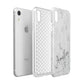 Marble with Custom Name Apple iPhone XR White 3D Tough Case Expanded view