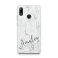 Marble with Custom Name Huawei Y7 2019