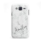 Marble with Custom Name Samsung Galaxy J5 Case