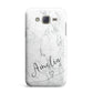 Marble with Custom Name Samsung Galaxy J7 Case
