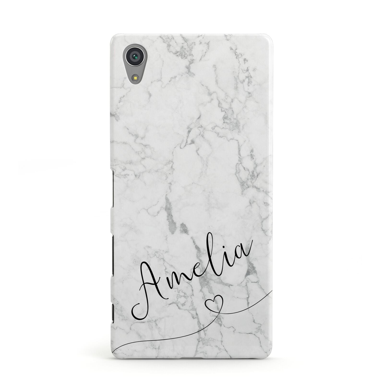 Marble with Custom Name Sony Xperia Case