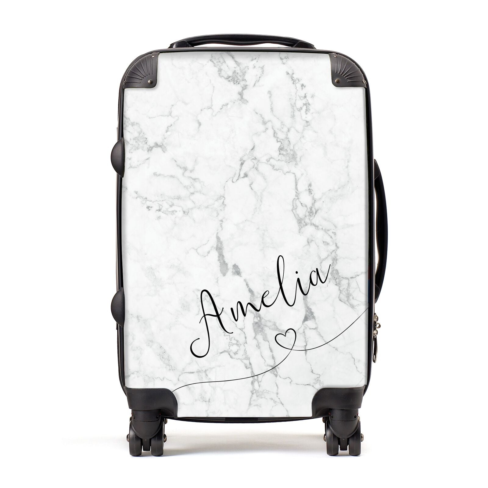 Marble with Custom Name Suitcase
