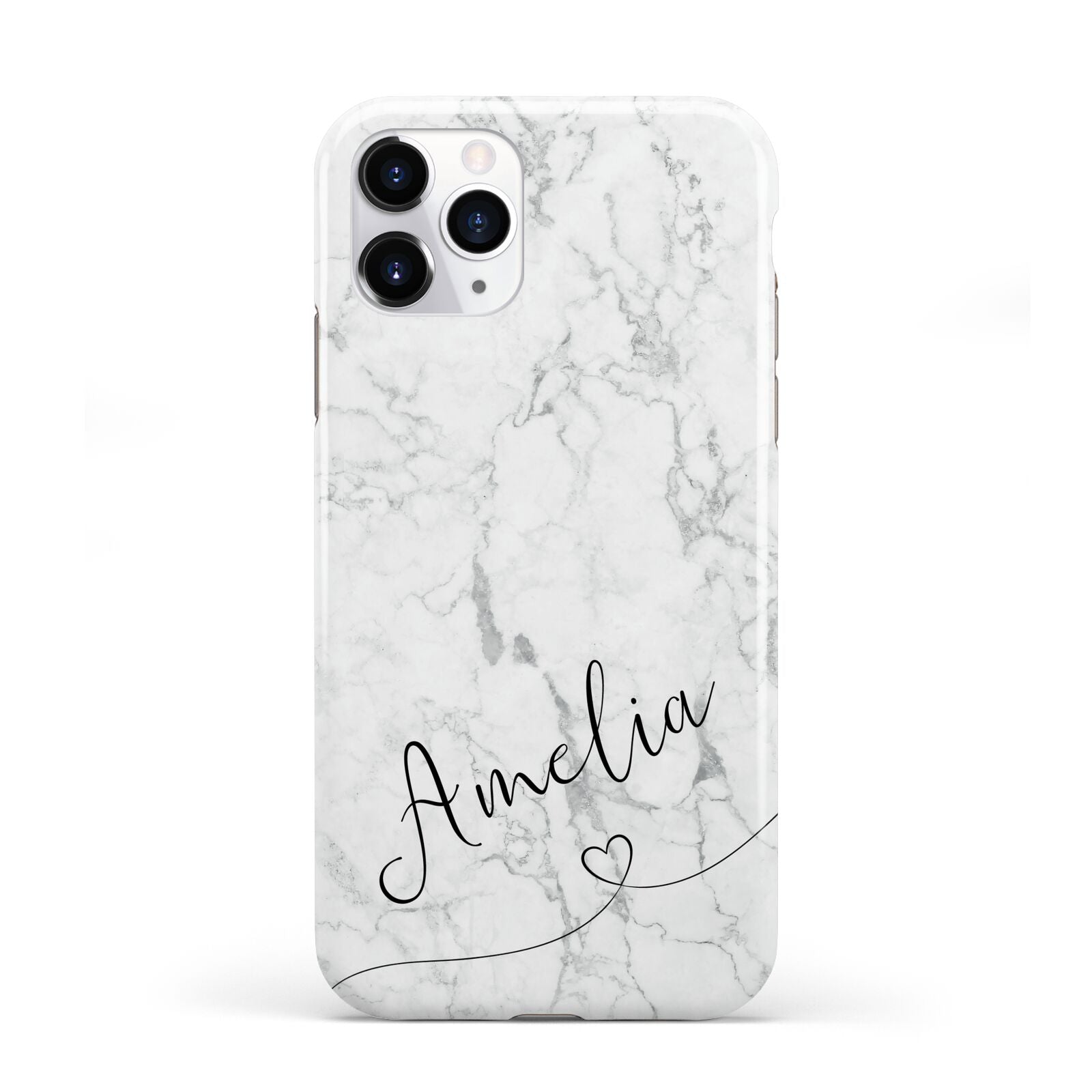 Marble with Custom Name iPhone 11 Pro 3D Tough Case