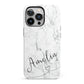 Marble with Custom Name iPhone 13 Pro Full Wrap 3D Tough Case