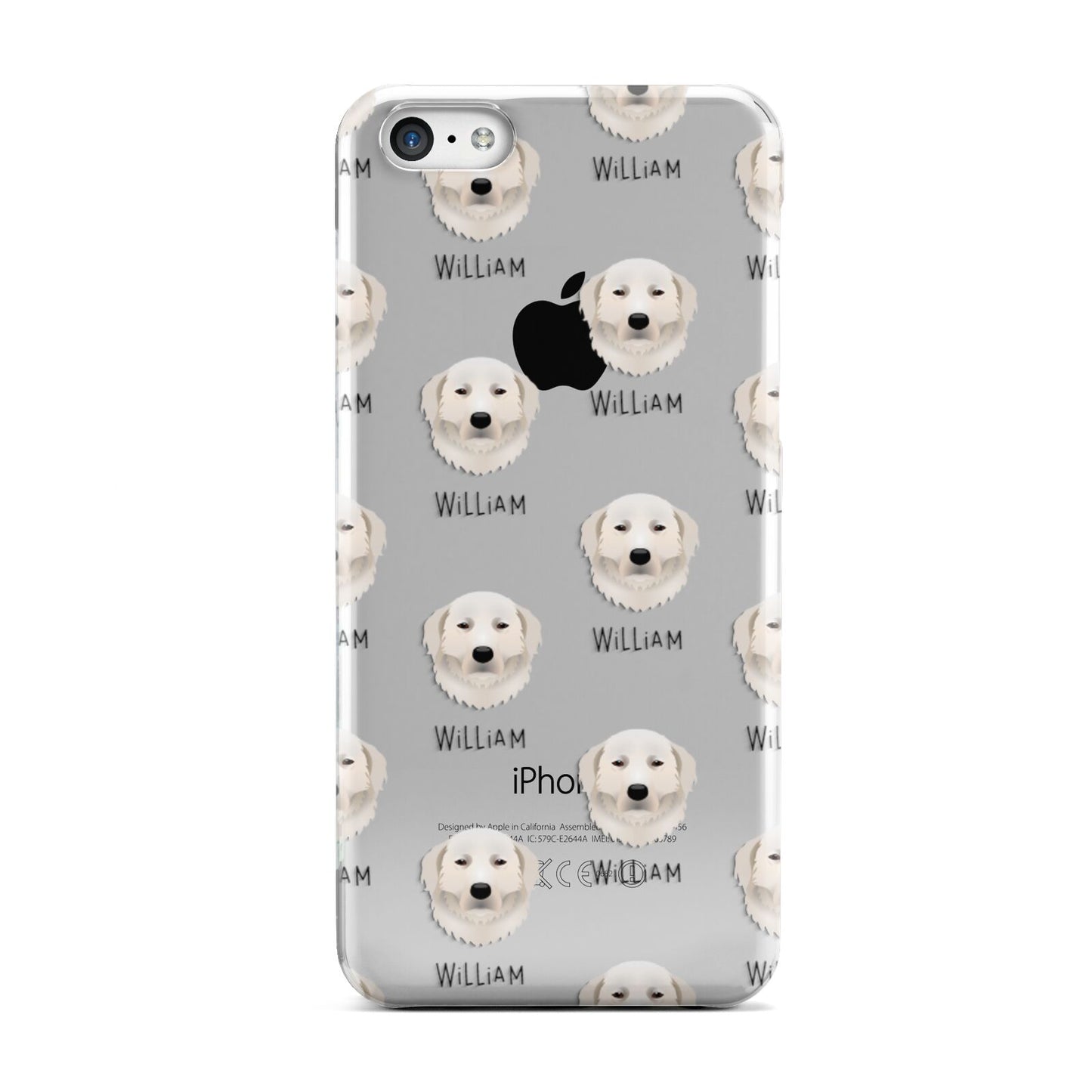 Maremma Sheepdog Icon with Name Apple iPhone 5c Case