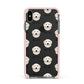 Maremma Sheepdog Icon with Name Apple iPhone Xs Max Impact Case Pink Edge on Black Phone