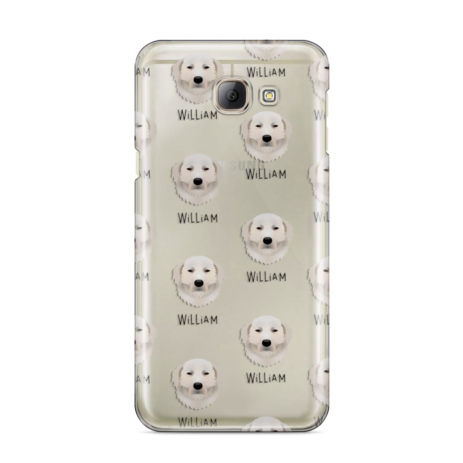 Maremma Sheepdog Icon with Name Samsung Galaxy A8 2016 Case