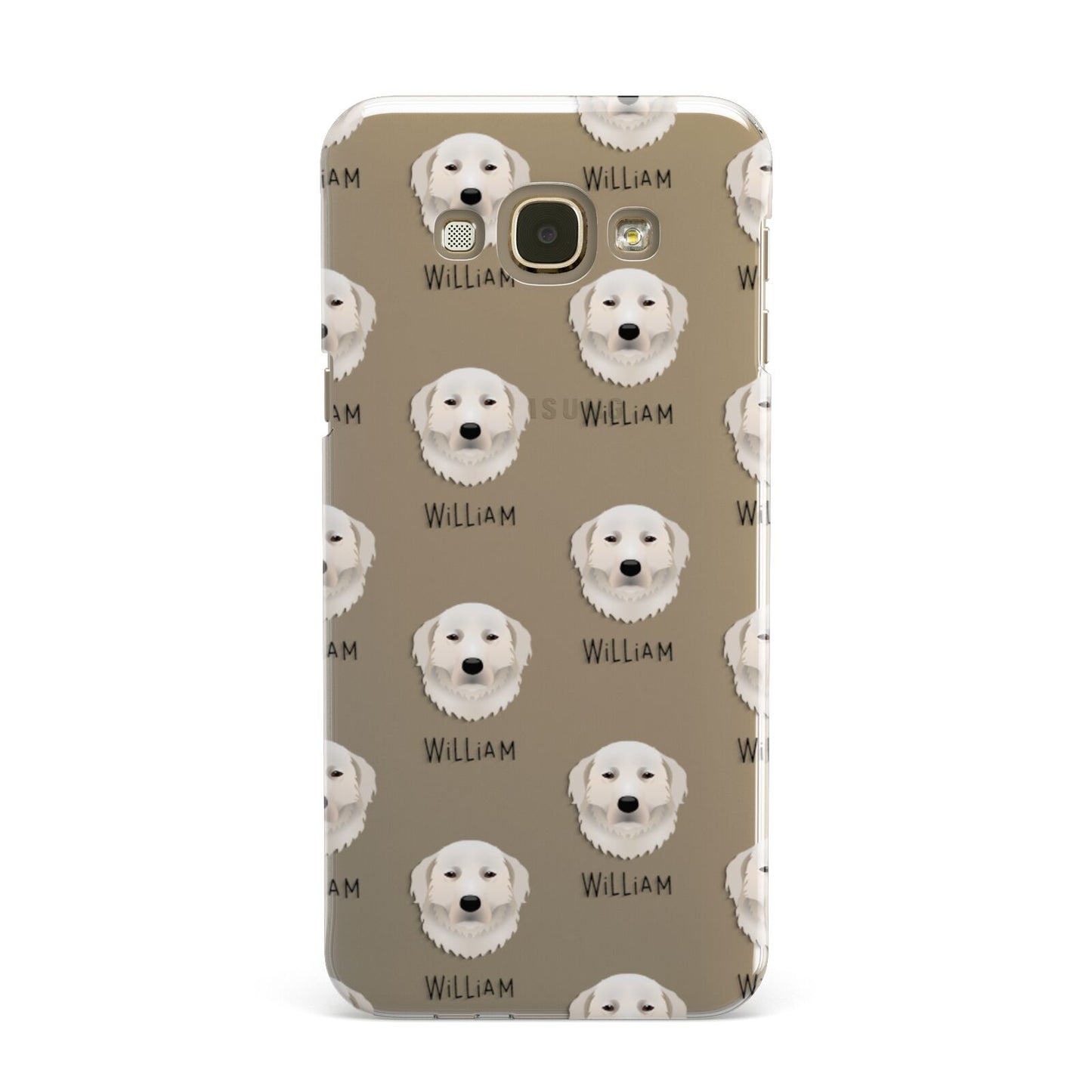 Maremma Sheepdog Icon with Name Samsung Galaxy A8 Case