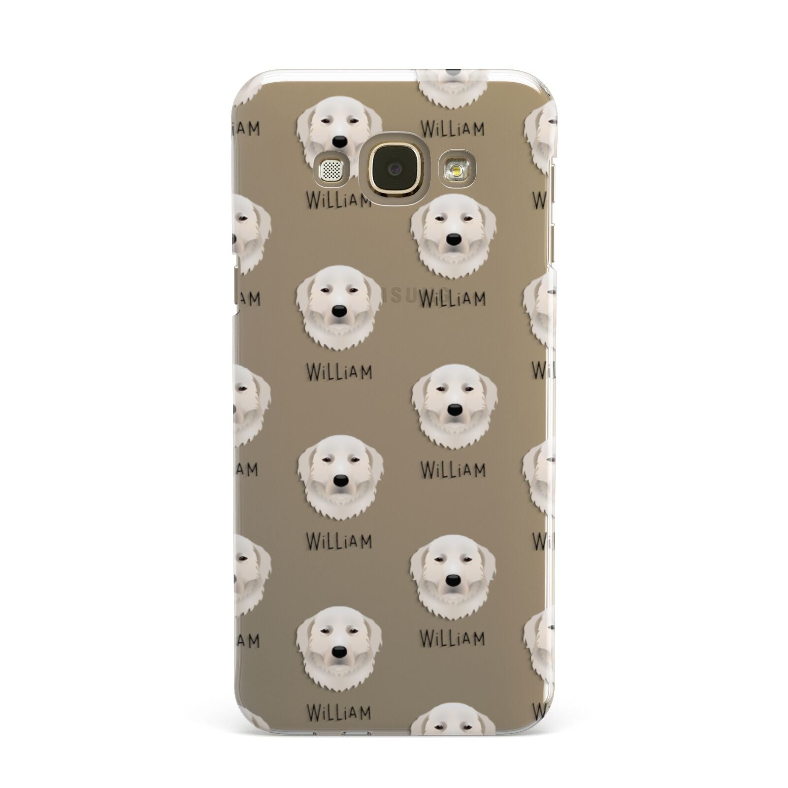 Maremma Sheepdog Icon with Name Samsung Galaxy A8 Case