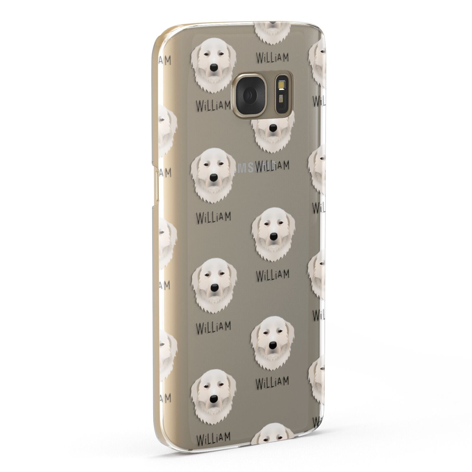 Maremma Sheepdog Icon with Name Samsung Galaxy Case Fourty Five Degrees