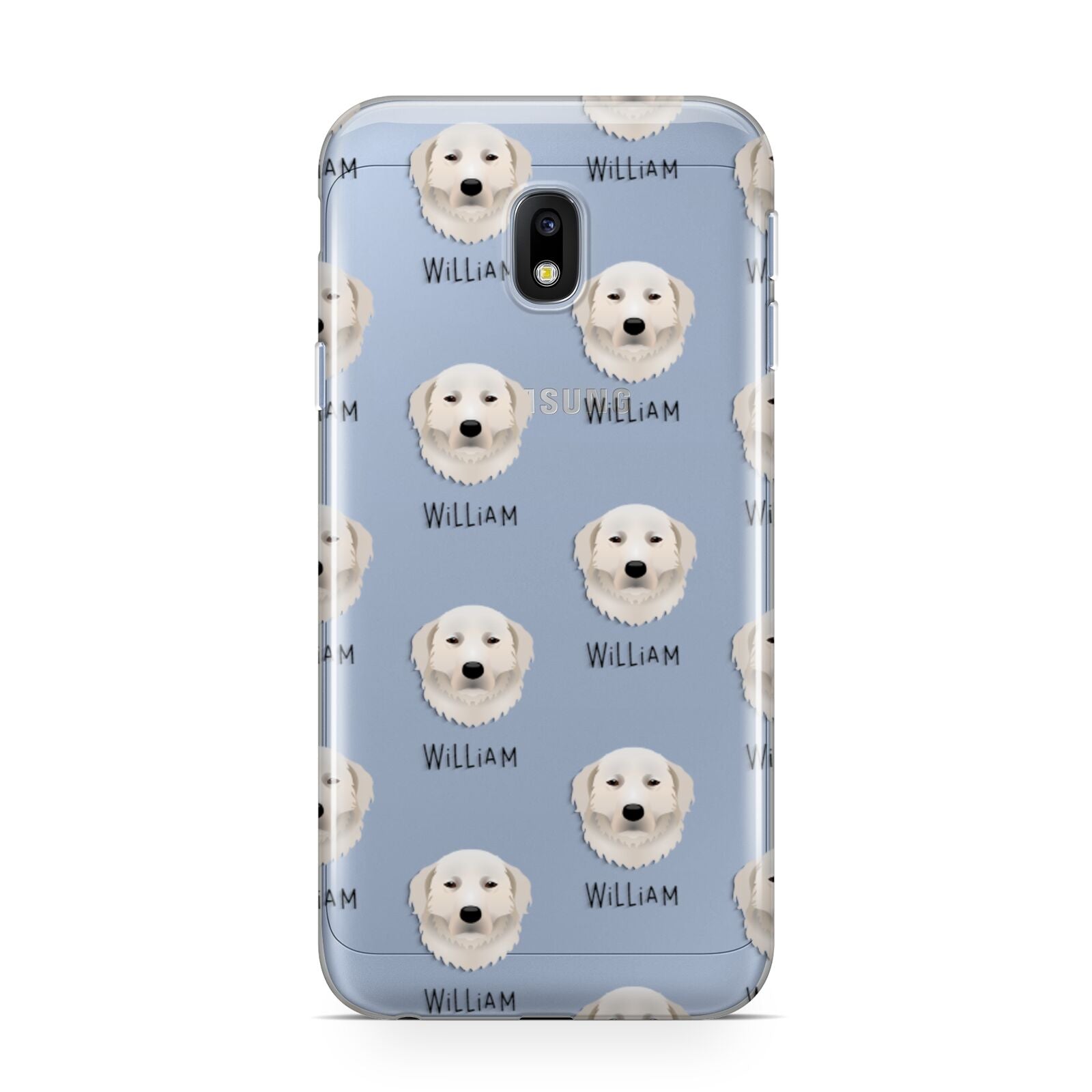 Maremma Sheepdog Icon with Name Samsung Galaxy J3 2017 Case