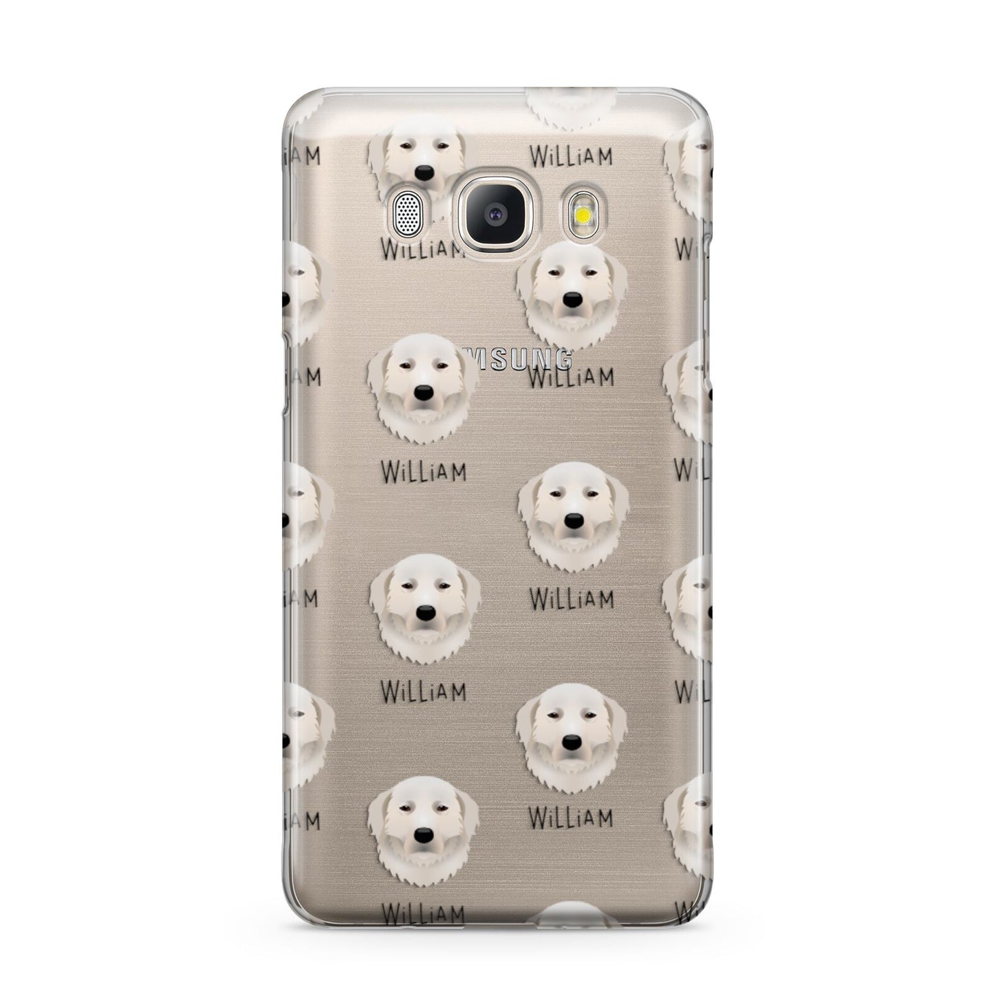 Maremma Sheepdog Icon with Name Samsung Galaxy J5 2016 Case