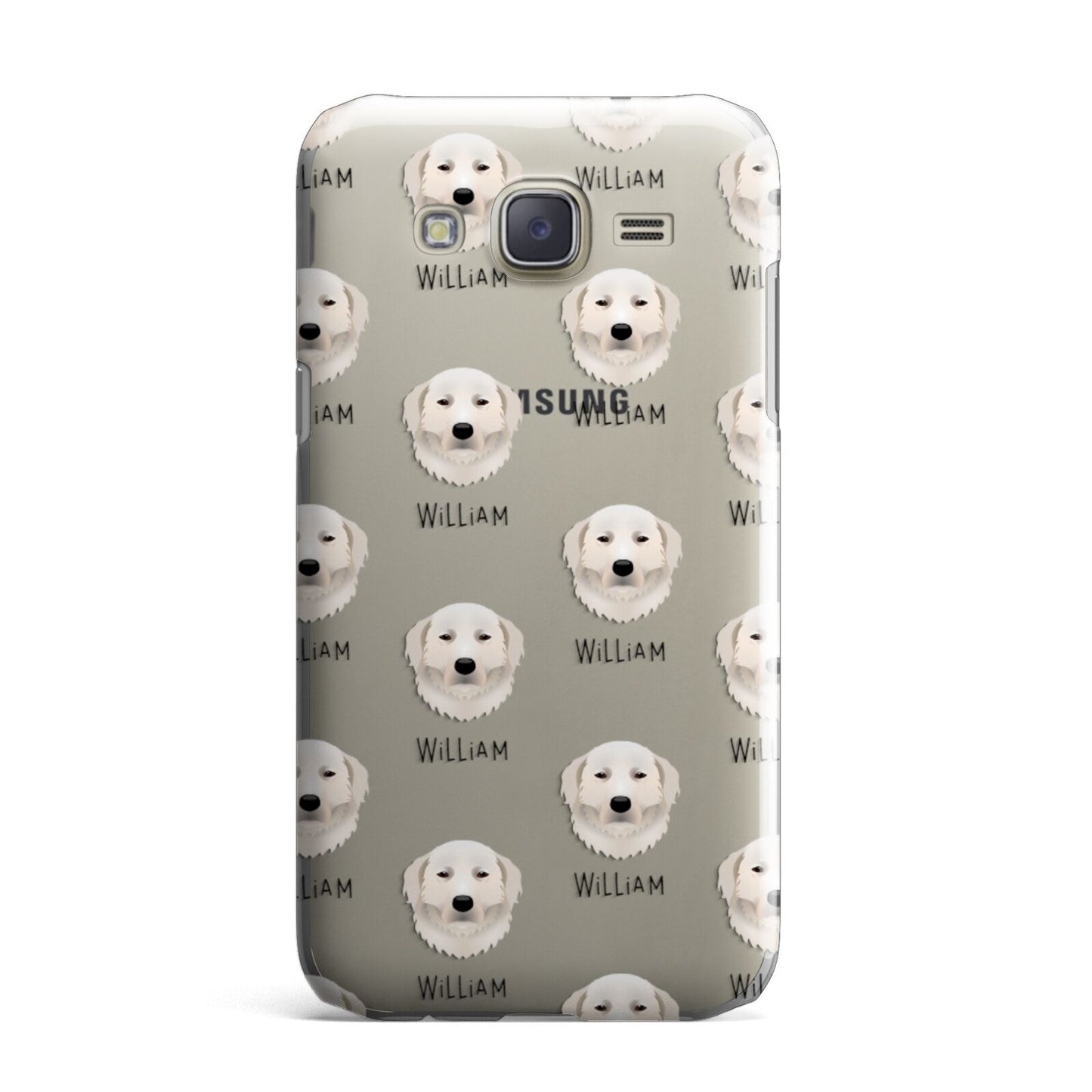 Maremma Sheepdog Icon with Name Samsung Galaxy J7 Case
